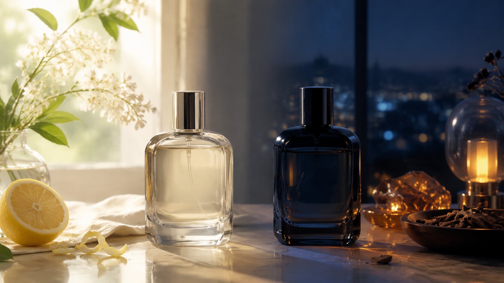 Perfumes para día y noche: diferencias útiles, no reglas rígidas
